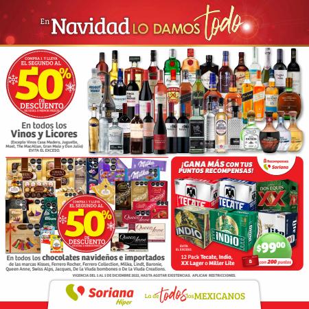 Ofertas de Hiper-Supermercados en Tlaquepaque | Ofertas Soriana Híper de Soriana Híper | 1/12/2022 - 5/12/2022