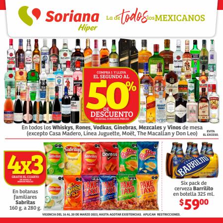 Catálogo Soriana Híper en Heróica Puebla de Zaragoza | Volante Fin de Semana Híper Nacional | 16/3/2023 - 21/3/2023