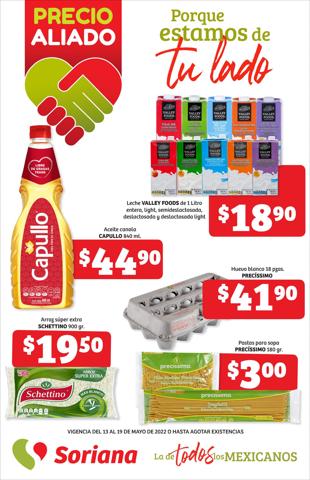 Ofertas de Hiper-Supermercados en Cuauhtémoc (CDMX) | Catálogo Soriana Mercado de Soriana Mercado | 13/5/2022 - 19/5/2022