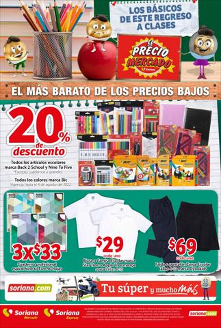 Ofertas de Hiper-Supermercados en Cholula de Rivadavia | Folleto Mercado Nacional de Soriana Mercado | 11/8/2022 - 14/8/2022