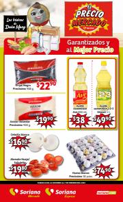 Ofertas de Hiper-Supermercados en Benito Juárez (CDMX) | Volante Canasta Básica Mercado Express de Soriana Mercado | 24/1/2023 - 24/2/2023