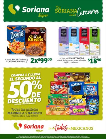 Ofertas de Hiper-Supermercados en Ciudad de México | Catálogo Soriana Súper de Soriana Súper | 12/5/2022 - 26/5/2022