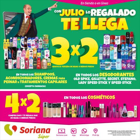 Ofertas de Hiper-Supermercados en Valle de Chalco Solidaridad | Catálogo Soriana Súper de Soriana Súper | 24/6/2022 - 30/6/2022