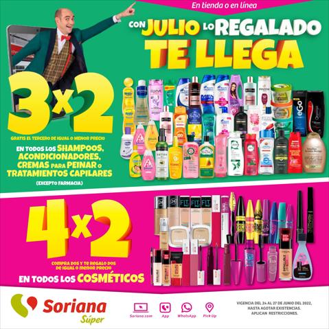 Catálogo Soriana Súper en Ciudad de México | Catálogo Soriana Súper | 24/6/2022 - 27/6/2022