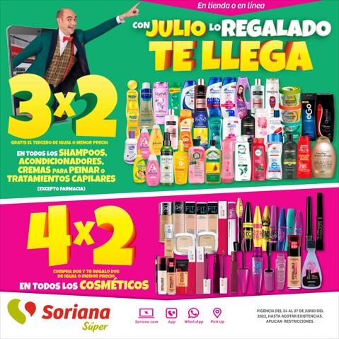 Ofertas de Hiper-Supermercados en La Paz | Catálogo Soriana Súper de Soriana Súper | 24/6/2022 - 27/6/2022