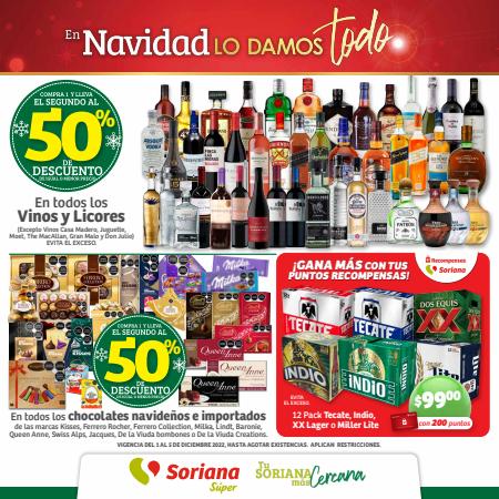 Ofertas de Hiper-Supermercados en La Paz | En Navidad lo damos todo Súper Norte 2 de Soriana Súper | 1/12/2022 - 5/12/2022