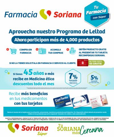 Catálogo Soriana Súper en Ciudad de México | Farmacia Súper Diciembre | 2/12/2022 - 31/12/2022