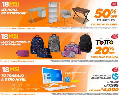 Catálogo OfficeMax en Cuauhtémoc (CDMX) | Ofertas Office Max Hot Sale | 23/5/2022 - 31/5/2022