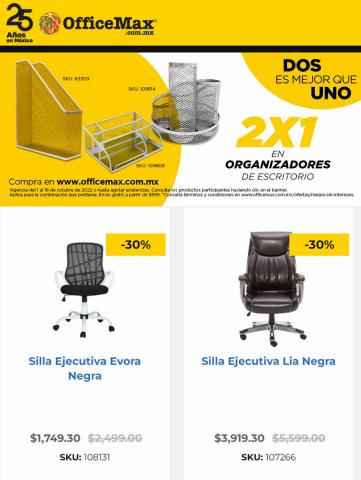 Ofertas de Electrónica y Tecnología en Jardines de la Silla | Ofertas Increíbles! de OfficeMax | 4/10/2022 - 16/10/2022