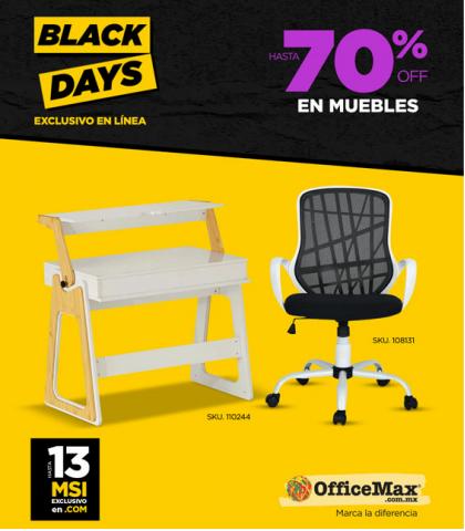 Ofertas de Electrónica y Tecnología en Cuauhtémoc (CDMX) | Ofertas Increíbles! de OfficeMax | 29/11/2022 - 30/11/2022