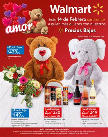 Catálogo Walmart en Monterrey | ESTE 14 DE FEBRERO SORPRENDE A QUIEN MÁS QUIERES CON NUESTROS PRECIOS BAJOS | 3/2/2023 - 14/2/2023