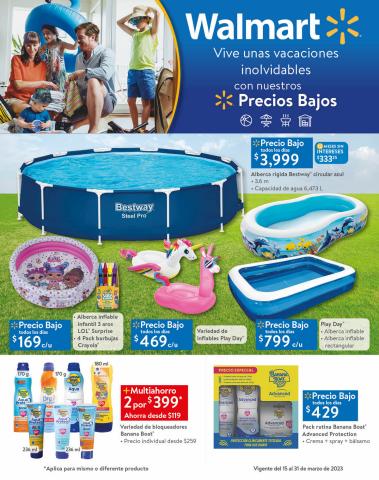 Catálogo Walmart en Santiago de Querétaro | Vacaciones Inolvidables | 15/3/2023 - 31/3/2023