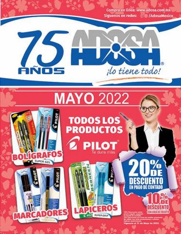 Ofertas de Librerías y Papelerías en Monterrey | Folleto Mayo de Adosa | 1/5/2022 - 31/5/2022