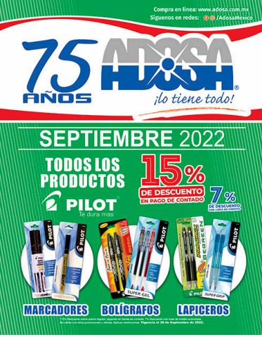 Catálogo Adosa | Ofertas Septiembre | 1/9/2022 - 30/9/2022