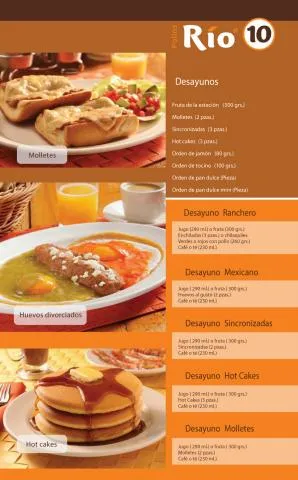 Catálogo Pollos Río 10 | Menú Restaurante | 17/3/2023 - 30/9/2023
