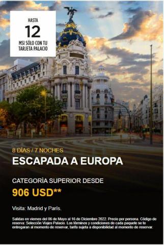 Catálogo Viajes Palacio | Vive | 16/5/2022 - 30/5/2022