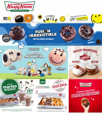 Ofertas de Restaurantes en Juriquilla | Ofertas Increíbles de Krispy Kreme | 19/9/2022 - 30/9/2022
