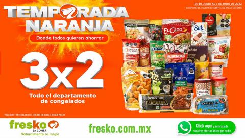 Ofertas de Hiper-Supermercados en Tláhuac | TEMPORADA NARANJA de Fresko | 29/6/2022 - 5/7/2022