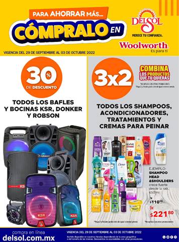 Catálogo Woolworth en La Magdalena Contreras | PARA AHORRAR MÁS... CÓMPRALO EN WOOLWORTH | 29/9/2022 - 30/9/2022