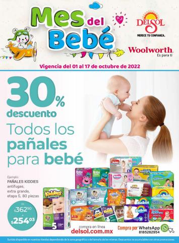 Ofertas de Hiper-Supermercados en Ciudad Obregón | MES DEL BEBÉ de Woolworth | 1/10/2022 - 17/10/2022