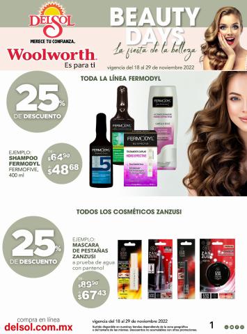 Catálogo Woolworth | BEAUTY DAYS | 18/11/2022 - 29/11/2022