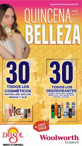 Catálogo Woolworth | QUINCENA DE LA BELLEZA | 18/5/2023 - 5/6/2023