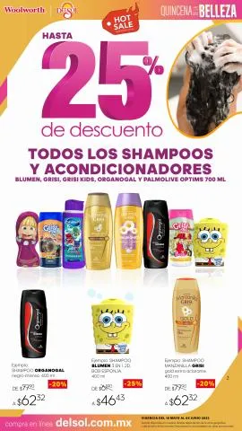 Catálogo Woolworth | QUINCENA DE LA BELLEZA | 18/5/2023 - 5/6/2023