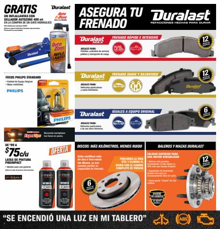 Catálogo AutoZone en Guamúchil | Folleto Digital Agosto | 31/7/2022 - 20/8/2022
