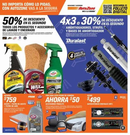 Catálogo AutoZone en Mérida | Catálogo de Ofertas | 13/3/2023 - 15/4/2023