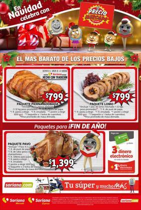 Ofertas de Navidad en el catÃ¡logo de Soriana Express ( 5 dÃ­as mÃ¡s)