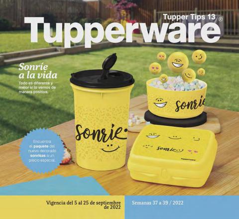 Ofertas de Hogar y Muebles en Cancún | Tupper Tips 13 Sonrie a la Vida  de Tupperware | 5/9/2022 - 25/9/2022