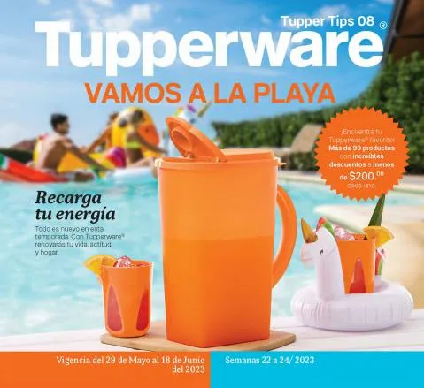 Catálogo Tupperware en Aguascalientes | Vamos a la Playa - Tupper Tips NORTE | 30/5/2023 - 18/6/2023