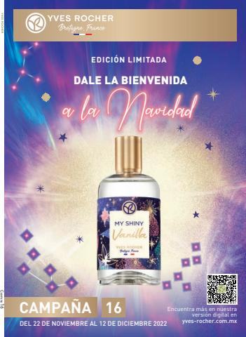 Ofertas de Perfumerías y Belleza en Los Reyes Acaquilpan | C-16 Dale la Bienvenida a la Navidad de Yves Rocher | 23/11/2022 - 12/12/2022