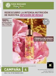 Ofertas de Perfumerías y Belleza en Cuajimalpa de Morelos | Infusión de Rosas - C4 de Yves Rocher | 7/3/2023 - 27/3/2023
