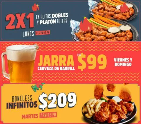 Las Alitas en La Magdalena Contreras | Promociones y Cupones semanales