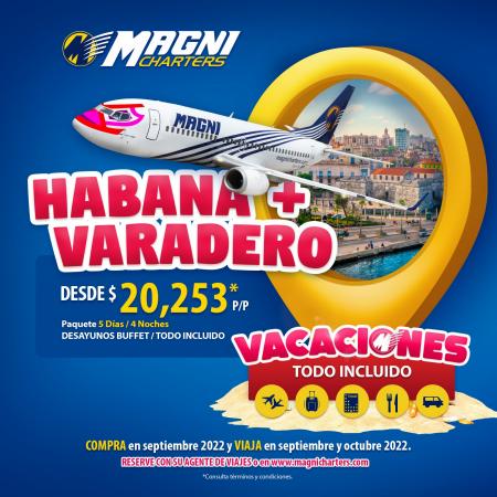 Ofertas de Viajes en Cancún | Ofertas Increíbles! de Magnicharters | 6/9/2022 - 30/9/2022