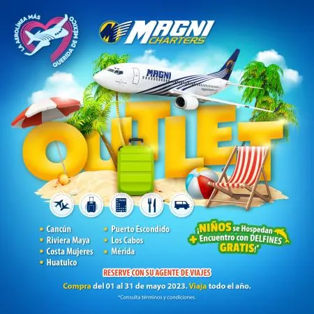 Catálogo Magnicharters en Playa del Carmen | Outlet | 4/5/2023 - 31/5/2023