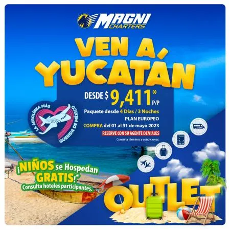 Catálogo Magnicharters en Playa del Carmen | Outlet | 4/5/2023 - 31/5/2023
