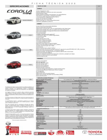Catálogo Toyota | COROLLA HV 2022 | 4/2/2022 - 31/12/2022
