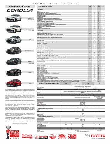 Catálogo Toyota | COROLLA 23 | 30/12/2022 - 31/12/2023