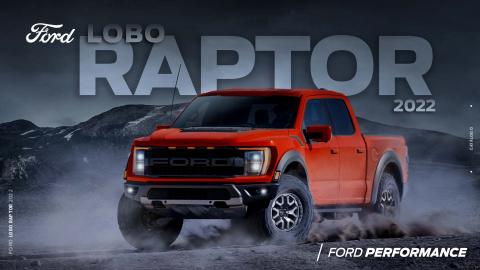 Catálogo Ford | Catalogo Lobo Raptor 2022 | 20/3/2022 - 20/3/2023