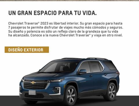 Catálogo Chevrolet | Traverse 2023 | 7/1/2023 - 31/12/2023