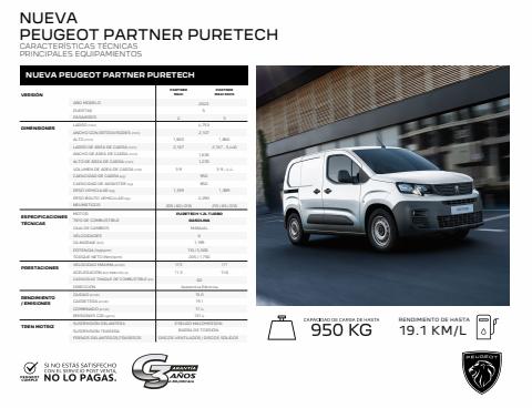 Catálogo Peugeot | PARTNER PURETECH | 3/5/2022 - 28/2/2023