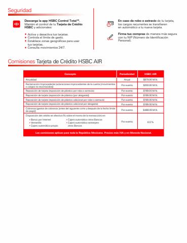 Catálogo HSBC en Mérida | TDC HSBC AIR | 21/2/2023 - 10/5/2023