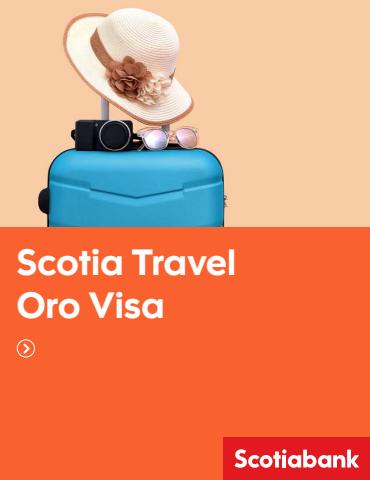 Ofertas de Bancos y Servicios en Venustiano Carranza | Scotia Travel Oro Visa de Scotia Bank | 11/5/2022 - 10/8/2022