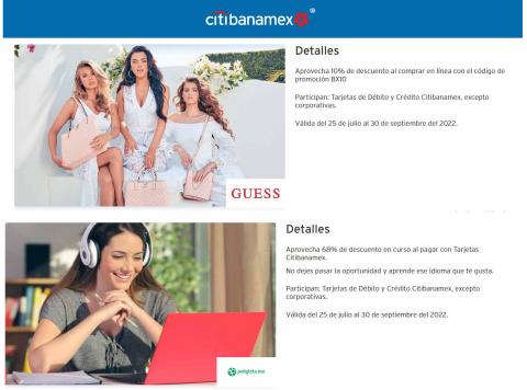 Ofertas de Bancos y Servicios en Ciudad Obregón | Ofertas Increíbles! de Citibanamex | 27/7/2022 - 30/9/2022
