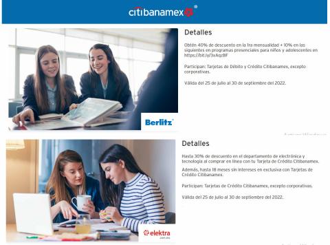 Catálogo Citibanamex | Ofertas Increíbles! | 27/7/2022 - 30/9/2022