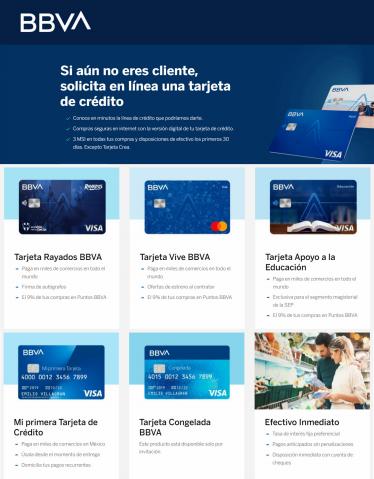 Ofertas de Bancos y Servicios en Victoria de Durango | Novedades de BBVA Bancomer | 2/11/2022 - 31/3/2023