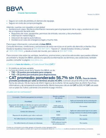 Catálogo BBVA Bancomer en Monterrey | TDC ORO | 16/5/2023 - 31/8/2023