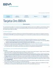Oferta en la página 6 del catálogo TDC ORO de BBVA Bancomer